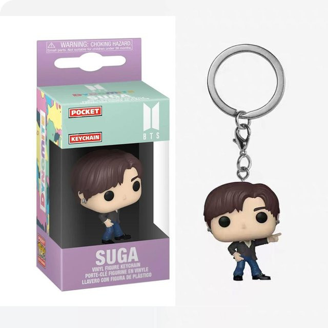 Funko BTS Pocket Pop Schlüsselanhänger, Actionfigur, Grau, ab 14 Jahren - Bild 1