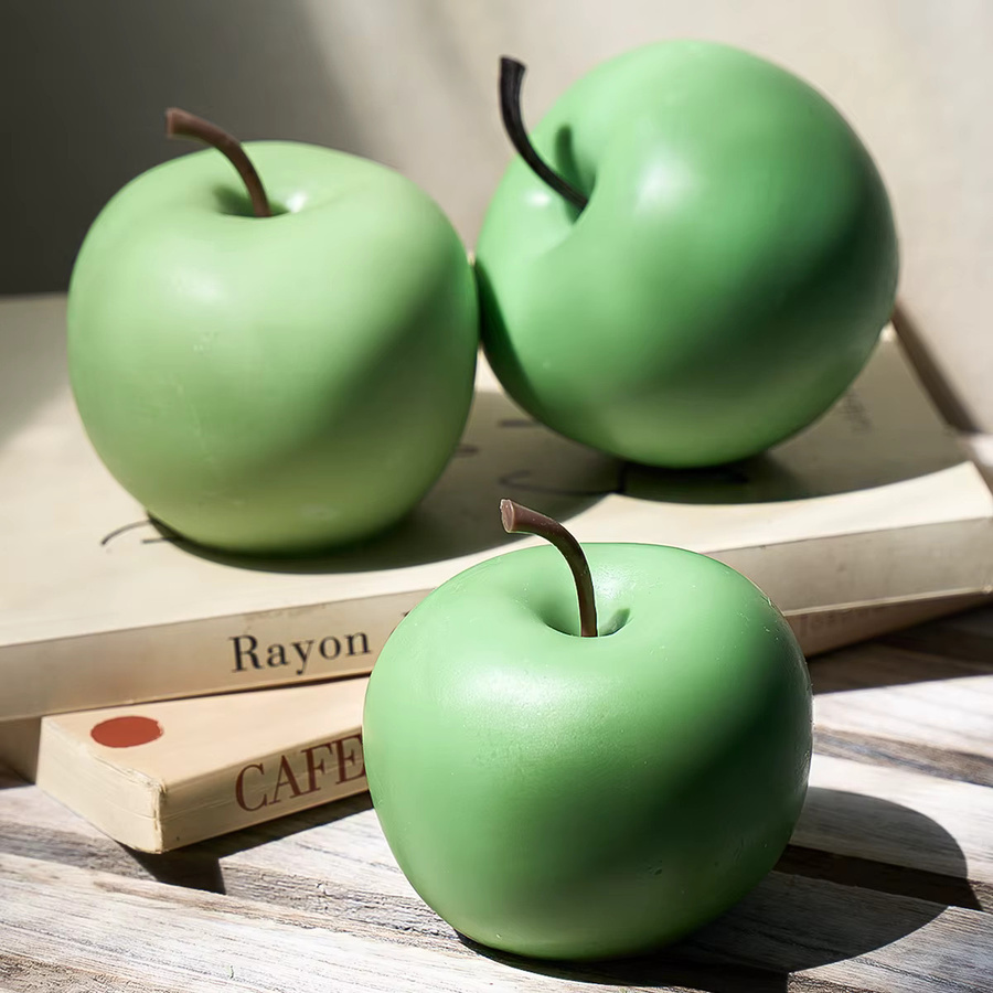 Silikonform Apfel für DIY Kerzen, Seife und Gips für handgemachte Weihnachtsornamente und Aromatherapie - Bild 3