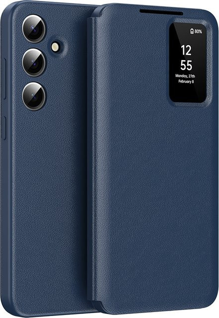 Techsuit SmartView Hülle für Samsung Galaxy S25 FE in Blau - Bild 1