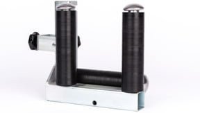 Katimex Pritschenrolle aus Kunststoff in Schwarz, Durchmesser: 100 mm - Bild 1
