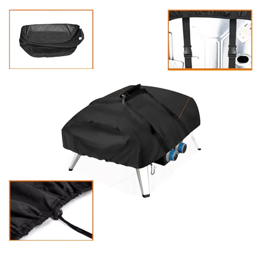 Tefal Gasofen-Pizzabezug aus Oxford-Stoff in Schwarz, winddicht und wasserdicht, B/T/H: 71 x 52 x 35 cm - Bild 2