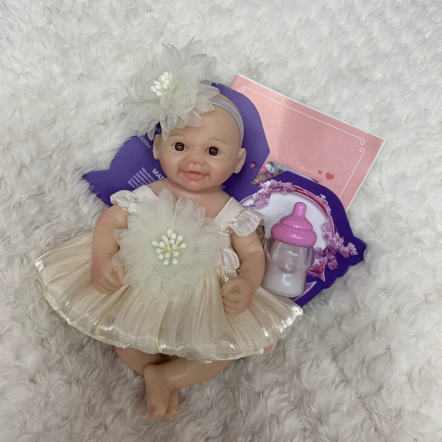 OtardDolls Reborn-Puppe, Mädchen, Silikon, mit offenen Augen - Bild 2