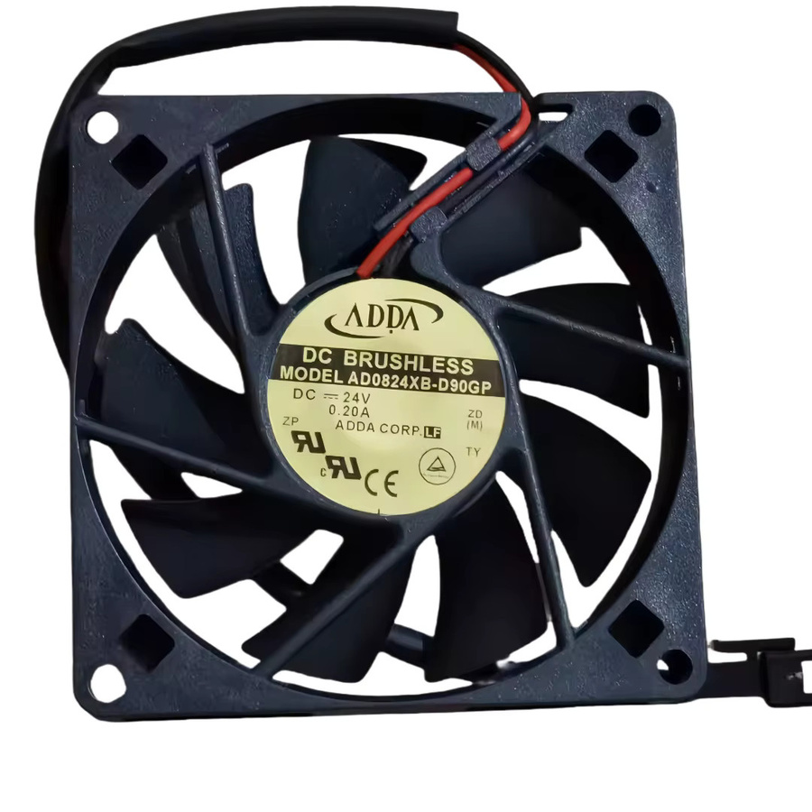 ADDA Axiallüfter-Serie AD0824HB-D71 AD0824HB-D90 AD0824MB-D92 AD0824UB-D90 AD0824XB-D90GP in Schwarz, 24 V, B/T/H: 80 x 80 x 15 mm - Bild 5