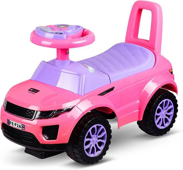 Lorelli Rutscher 2 in 1 Kinderauto Off Road Musikfunktion rosa - Bild 1