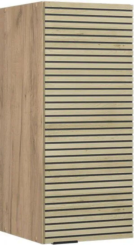 Vicco Hängeschrank Fame-Line Küche Eiche braun mit Soft-Close-Scharnieren und Regalböden, Breite: 30 cm, Höhe: 30 cm, Tiefe: 30 cm - Bild 2