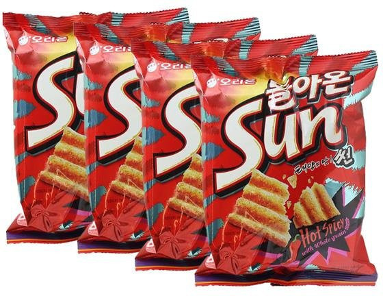 Orion Sun Chips Hot Würziger Geschmack scharf 4 x 66 g - Bild 1