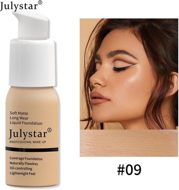 Julystar Dreifach-Foundation-Creme, #09, 30 ml - Bild 1