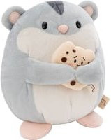 Nici Hamster Shai mit Keks, Kuscheltier, Grau, Rosa / Pink - Bild 1