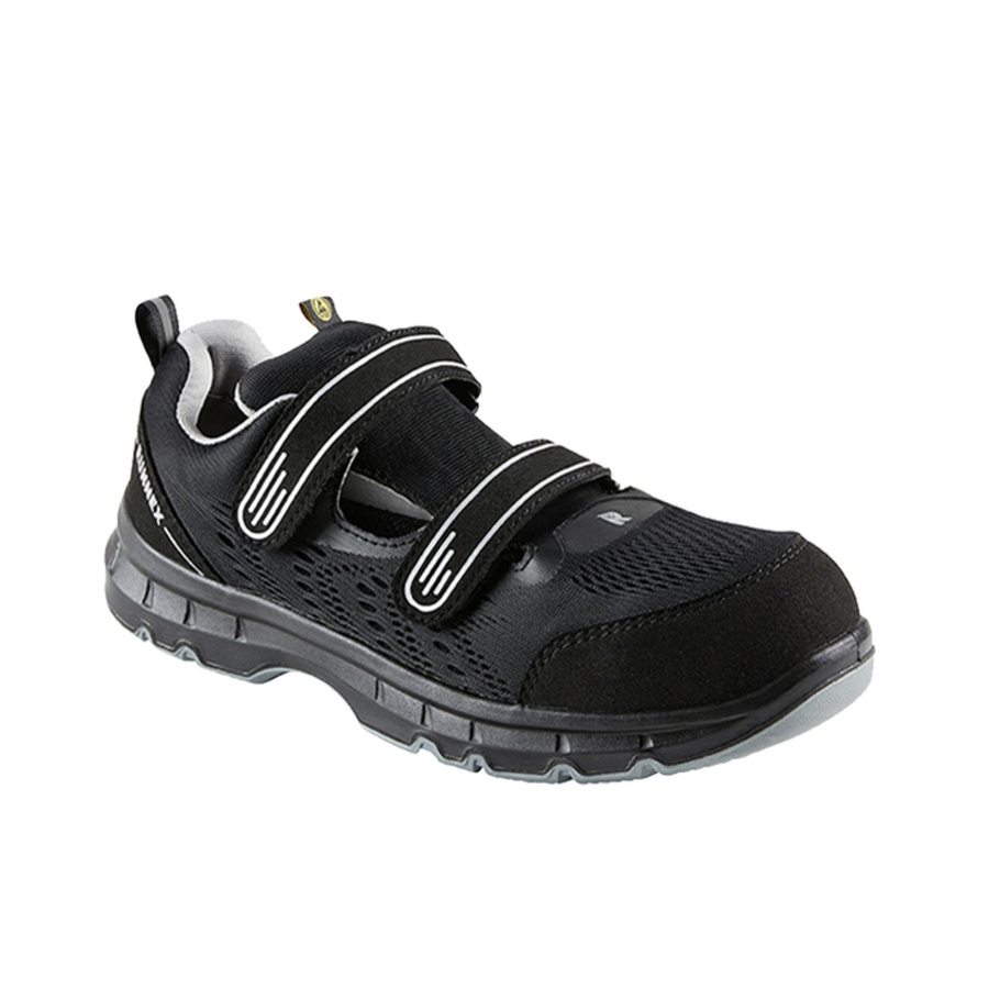RUNNEX Sicherheitssandalen FlexStar S1PS ESD in Schwarz-Grau, Größe 44 - Bild 2