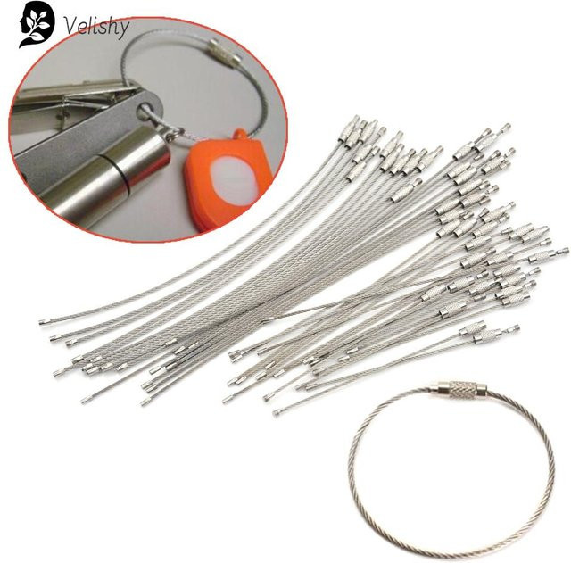 Velishy Schlüsselanhänger Edelstahl, Karabiner, Unisex - Bild 1