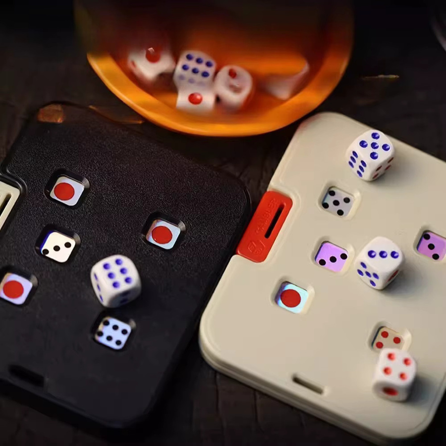 soulbao 5-Loch-Würfel-Karten-Fidget-Spielzeug, EDC Slider, Anti-Stress-Spielzeug aus Kunststoff - Bild 2