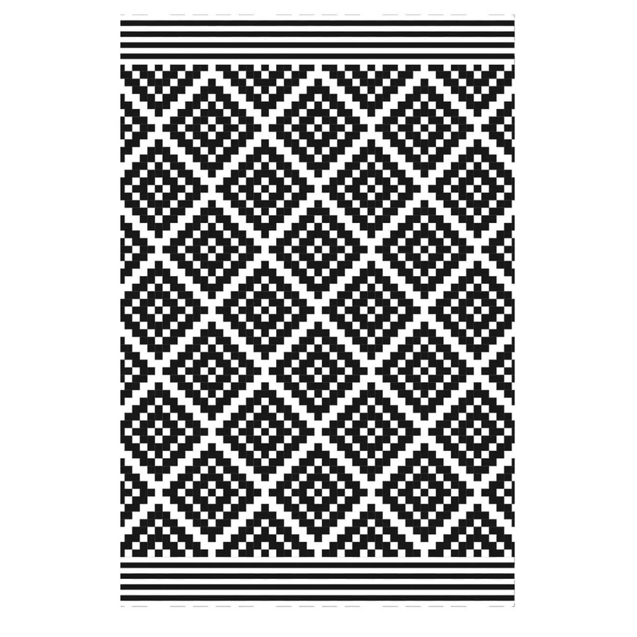 Jet-Line Outdoorteppich Austin Schwarz mit geometrischen Mustern B: 150 cm, T: 240 cm - Bild 2