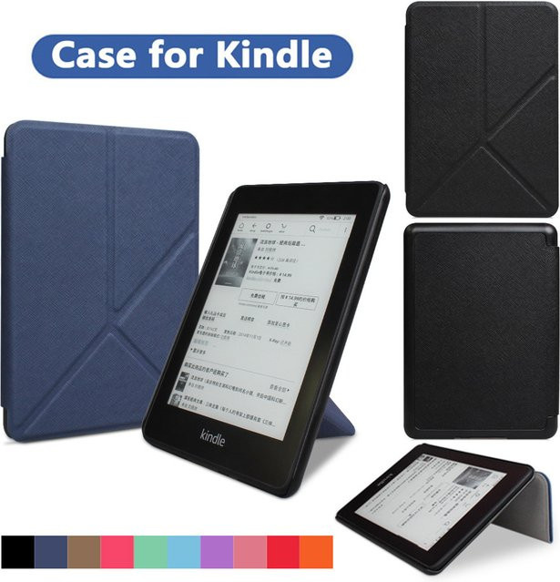 Hunnesor Faltbare Standhülle für Kindle Paperwhite in Rot - Bild 1