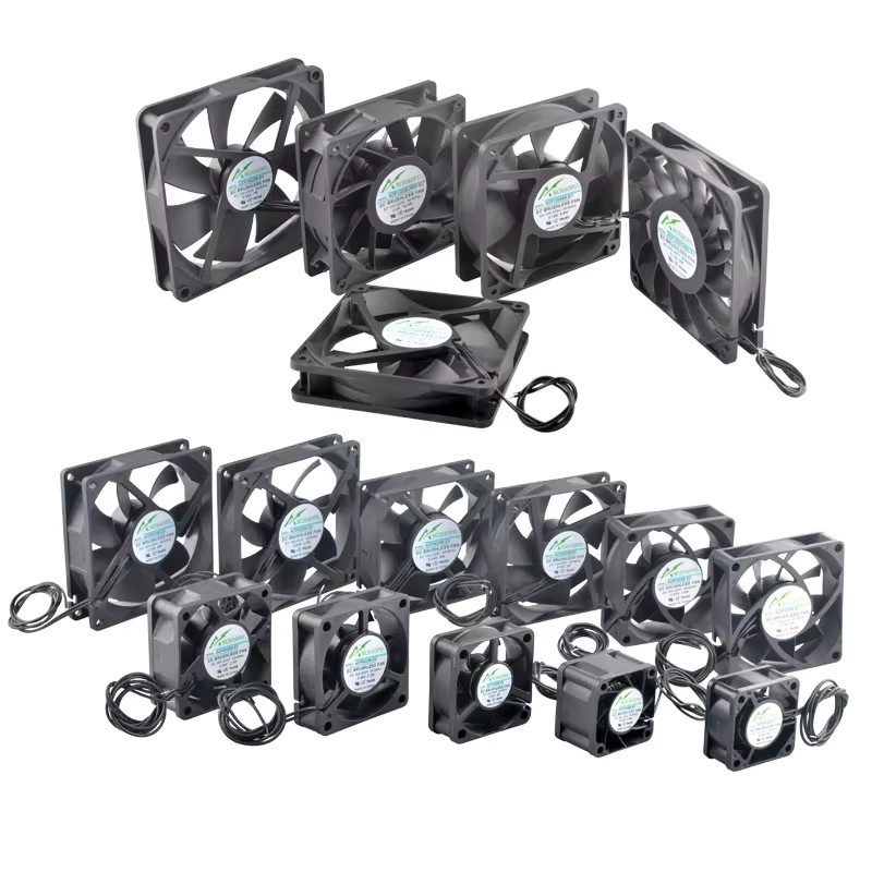 ANCHAOPU EC Bürstenloser Axiallüfter Schwarz für Schrank, Industrie und Server-Hochgeschwindigkeitsbelüftung AC 110 V–240 V - Bild 4