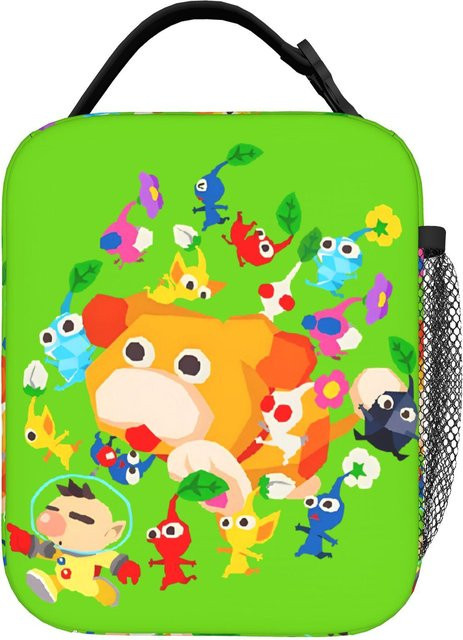 Isolierte Pikmin Lunchtasche von Fancy Style Studio in Mehrfarbig für Picknick und Strand - Bild 1