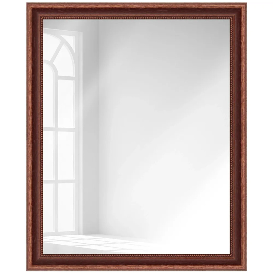 WANDStyle Wandspiegel H390 aus Massivholz in Braun im Landhausstil, B: 66 cm, H: 86 cm - Bild 2