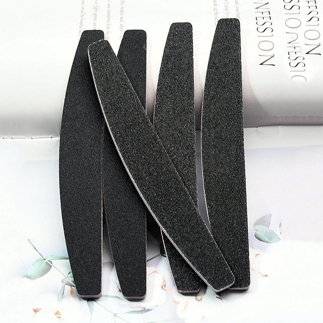JEARLYU Nagelfeilen Halbmond, 100/180 Körnung, 5/10 Stück, Unisex - Bild 1