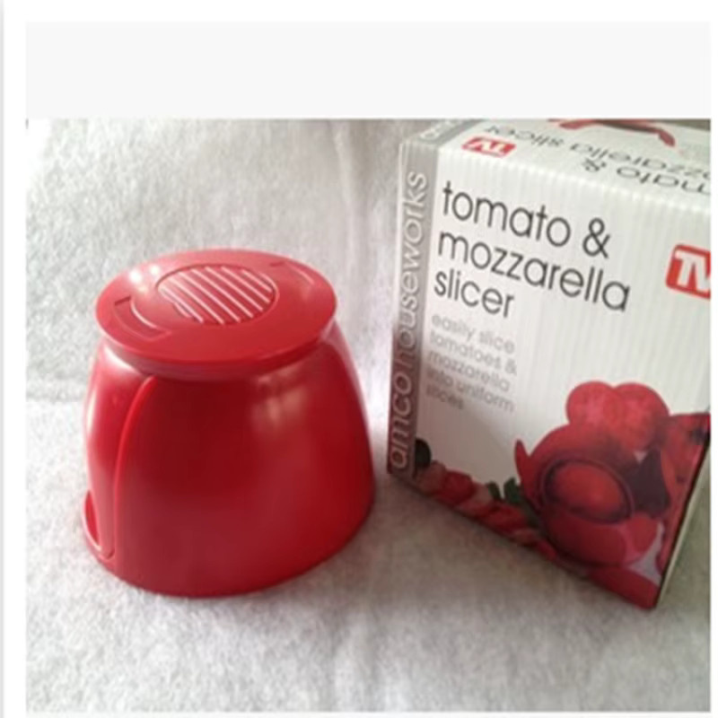 Amica Küchenhelfer Tomatenschneider und Schäler in Rot aus Kunststoff - Bild 2