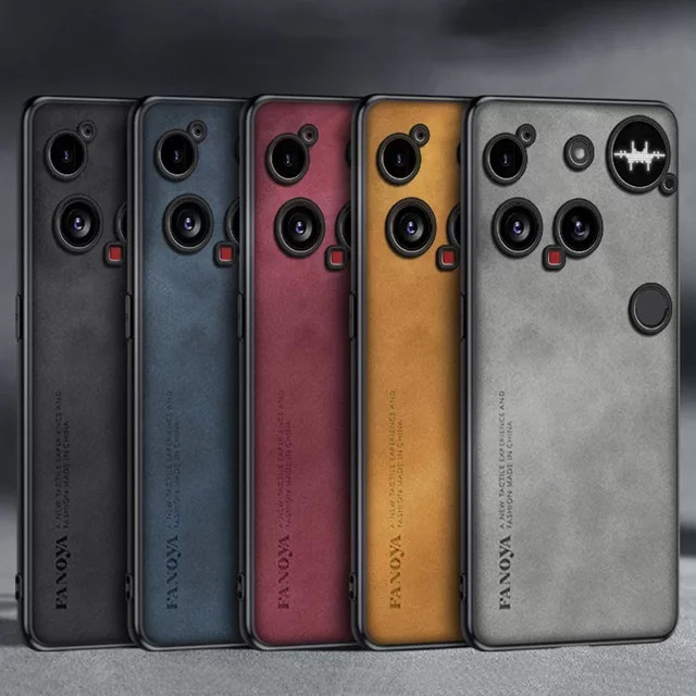 Luxus PU Leder Schutzhülle für Nothing Phone 3A Pro und Nothing Phone 3 5G, Stoßfeste Matte Silikon Rückseite, Mehrfarbig - Bild 1