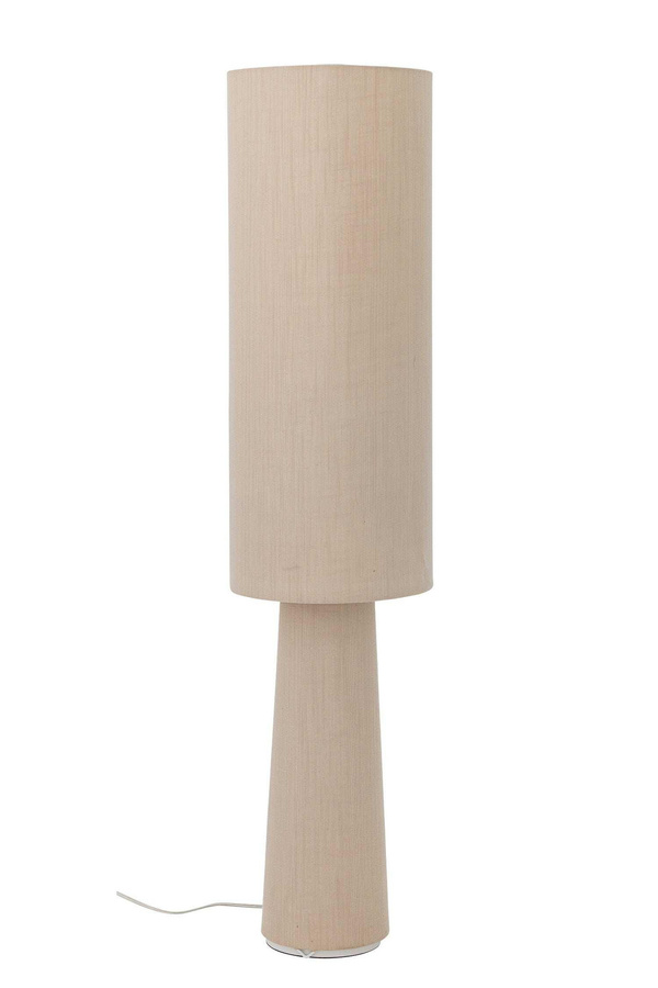 Bloomingville Stehlampe Emmie aus Leinen in Beige, Höhe: 120 cm - Bild 1