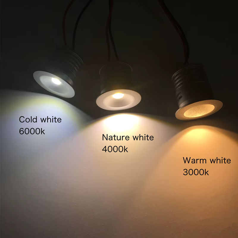 YELEDWAY Mini-LED-Einbaustrahler IP65 mit Fernbedienung, dimmbarer Decken-Downlight aus Aluminium, Farbe: Weiß, Durchmesser: 25 mm - Bild 5