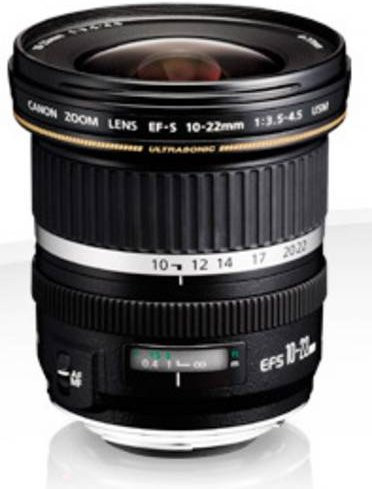 Canon EF-S 10-22mm f/3,5-4,5 USM Weitwinkel-Objektiv in Schwarz - Bild 1