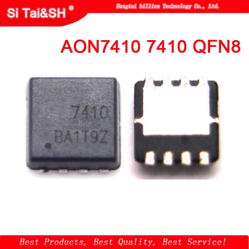 10 Stück Si Tai&SH AO7410 MOSFET QFN-8 in Schwarz - Bild 2