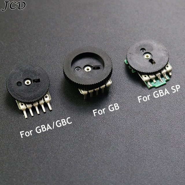 JCD 5er Set Ersatz Lautstärkeregler Potentiometer für Game Boy GB GBA GBC GBA SP Motherboards - Bild 1