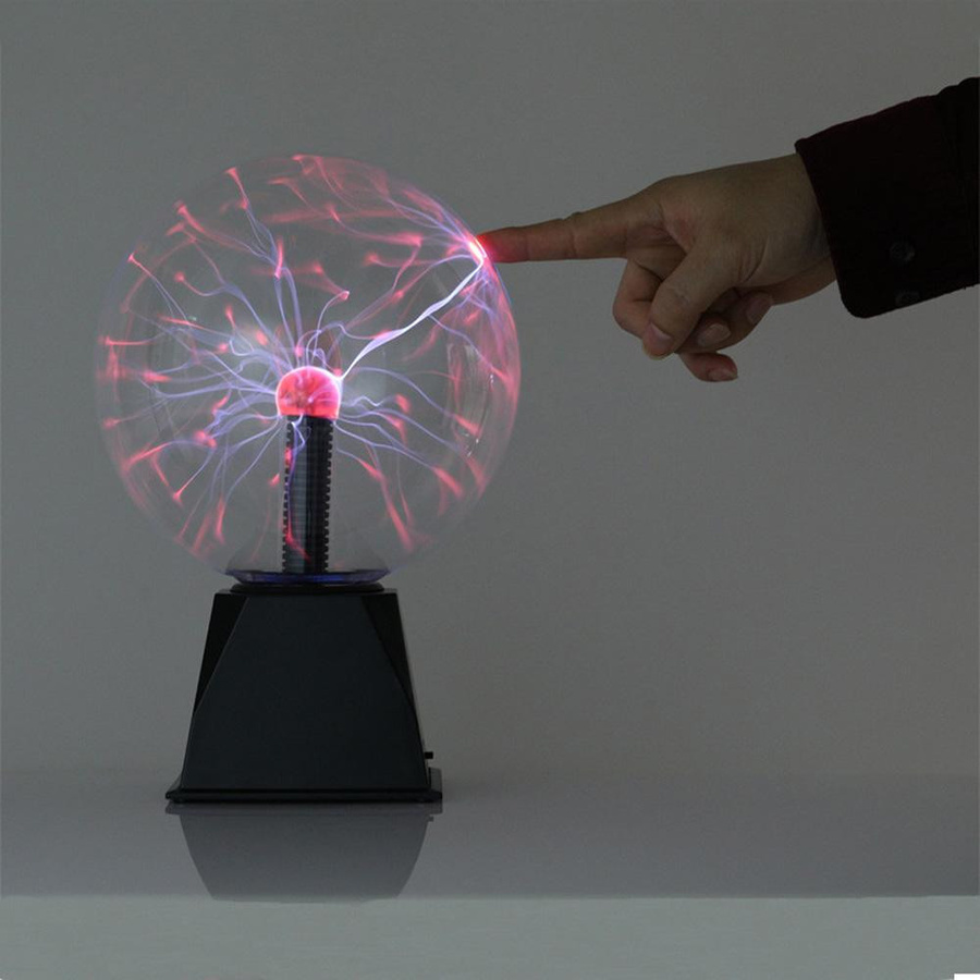 8-Zoll Plasma Ball mit Sound-Sensitivität und USB-Anschluss für Party und Dekoration - Bild 3