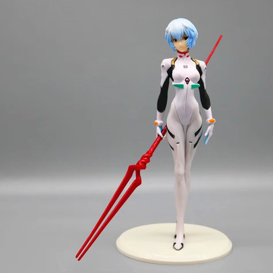 Bandai Anime Figur Neon Genesis Evangelion Ayanami Rei in weißem Kampfanzug aus PVC - Bild 2