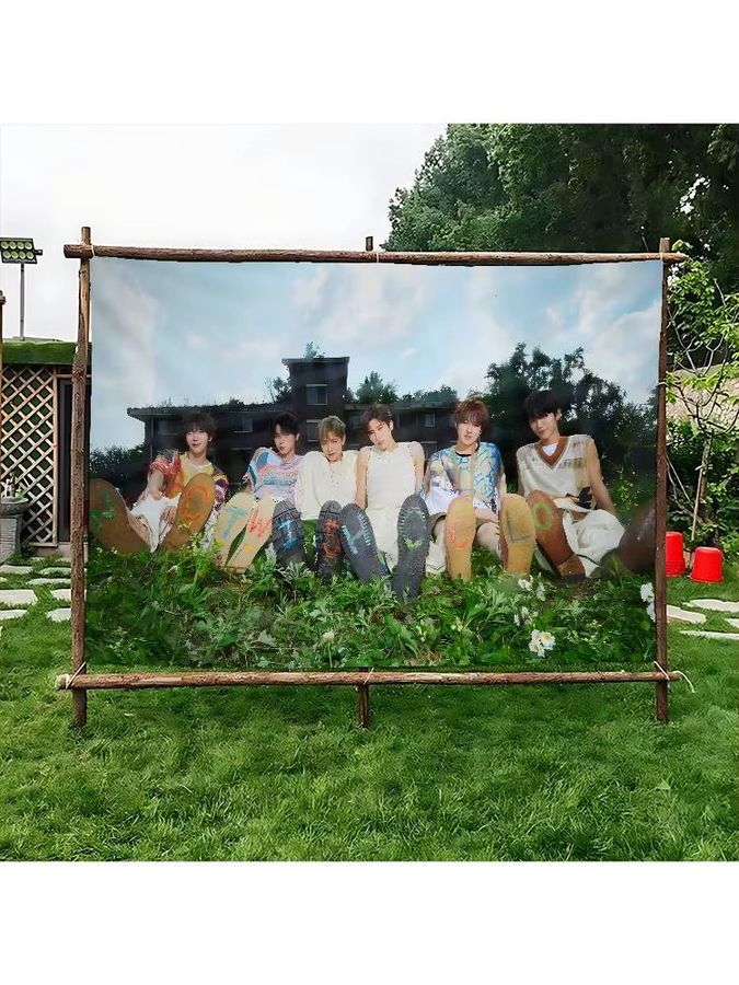MINISO NCT Wish Hanging Banner Werbeflagge für Kunst Promotion - Bild 5