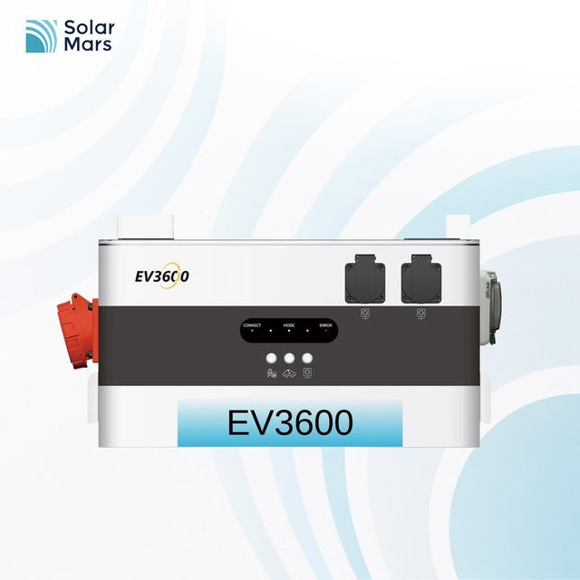 SunEnergyXT EV3600 Bidirektionaler Wechselrichter für BK215/B215 Speichersystem in Weiß - Bild 1