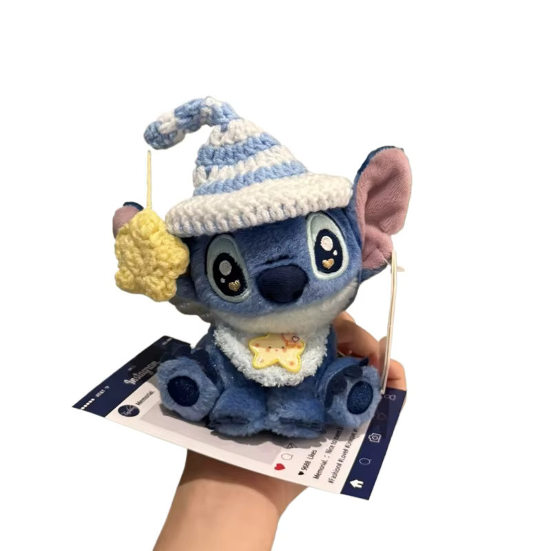 Potdemiel Hirsch Form Plüsch Puppe Schlüsselanhänger, Blau - Bild 2