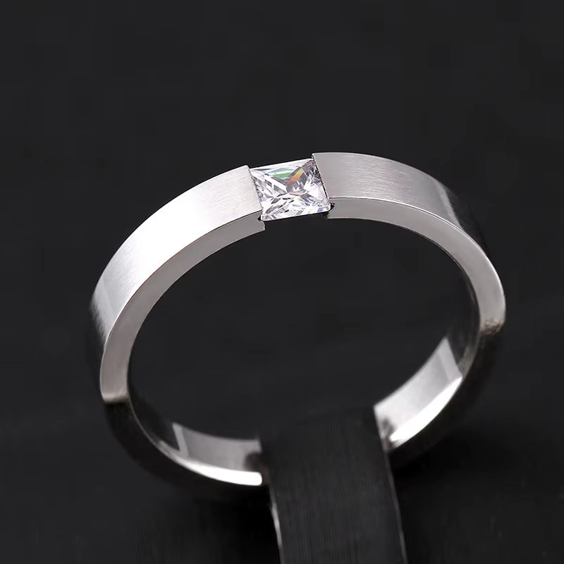 Ring Titan, Silber, Zirkonia, Damen - Bild 2