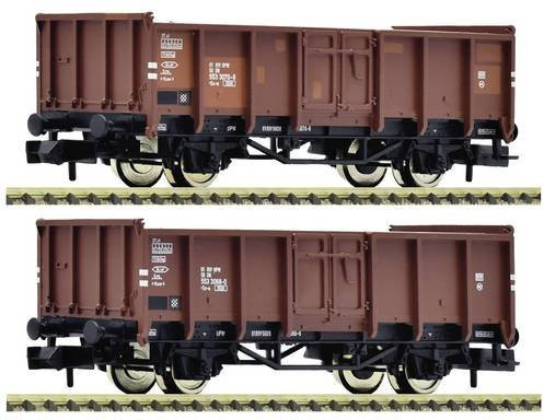 Fleischmann Offene Güterwagen, DR, Spur N, 2-tlg. Set