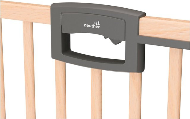 Geuther Treppenschutzgitter Easylock zum Klemmen aus Holz in Braun, Breite: 84,5-92,5 cm - Bild 1