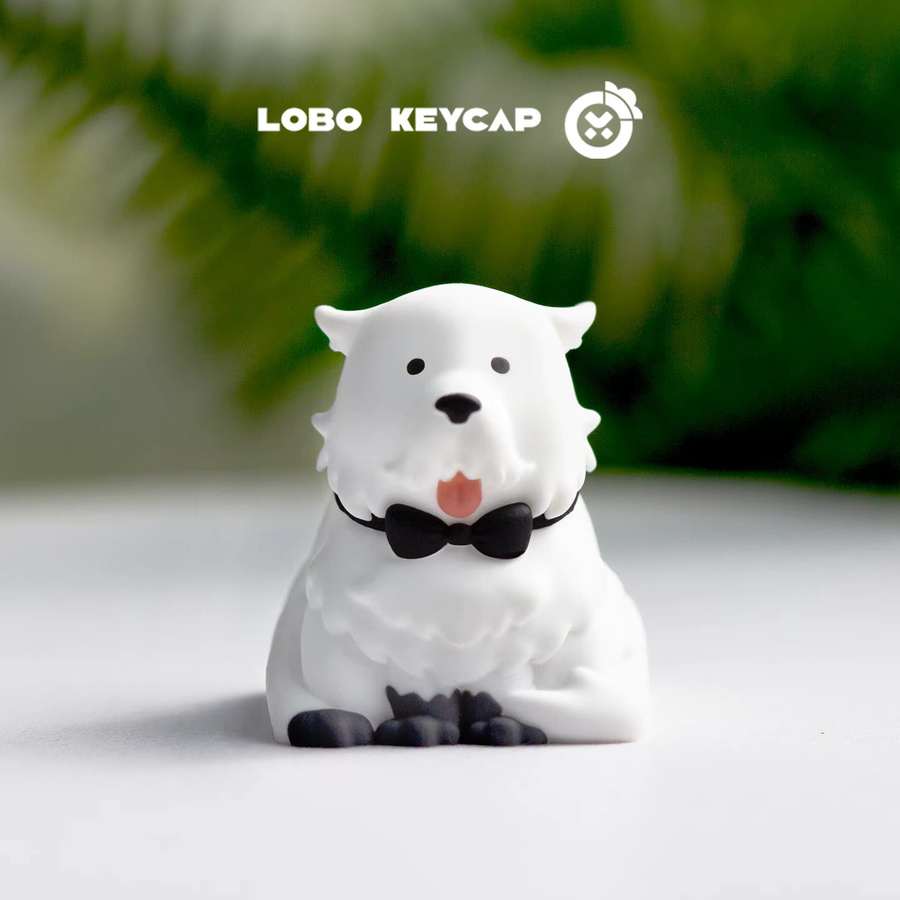 LOBO KEYCAP Custom Resin Esc Tastenkappe Spy X Family Bond Dog in Weiß für mechanische Tastaturen - Bild 4