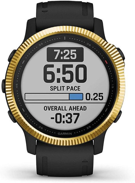 Lünettenring Edelstahl, Gold, Unisex, für Garmin Fenix 6S/6S Pro/6S Saphir - Bild 1