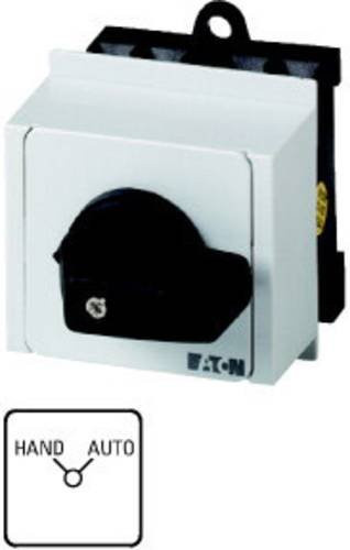 Eaton Umschalter T0, 20 A, HAND-AUTO, 6 Kontakte, 90°, rastend, ohne 0-Stellung, für Verteilereinbau und DIN-Schiene, IP30 - Bild 1