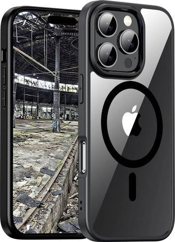 JT Berlin Pankow Hybrid Backcover für Apple iPhone 16 Pro, Schwarz/Transparent, MagSafe kompatibel - Bild 1