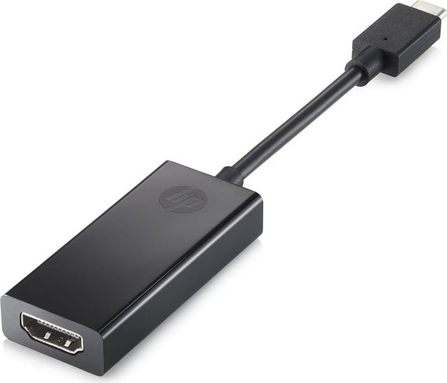 HP Videoadapter USB-C auf HDMI in Schwarz mit 4K Unterstützung (2PC54AA#ABB) - Bild 1