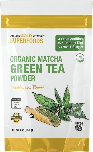 California Gold Nutrition, Matcha Grünteepulver, 114 g - Bild 1