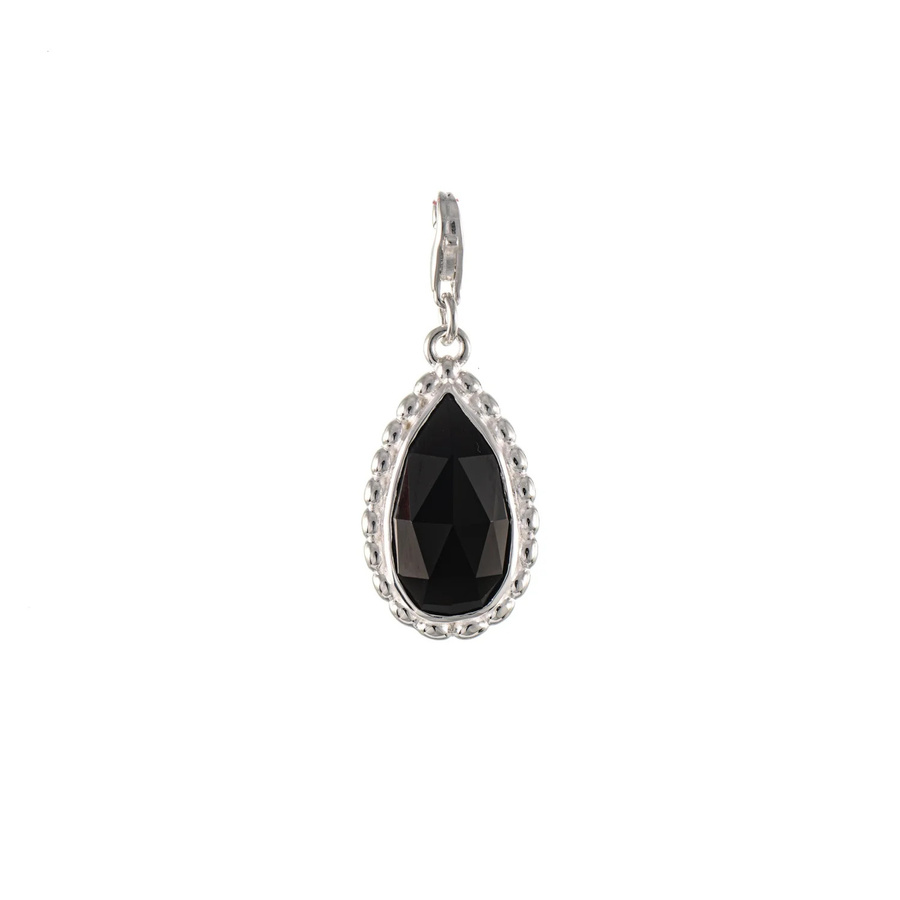 Wechselstein für Collier Signature, 925 Silber, schwarz, Unisex - Bild 1