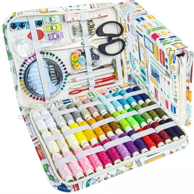 NOTIONSLAND Nähset mit 168/170 Teilen in Multicolour für DIY, Stickerei und Handarbeit - Bild 1