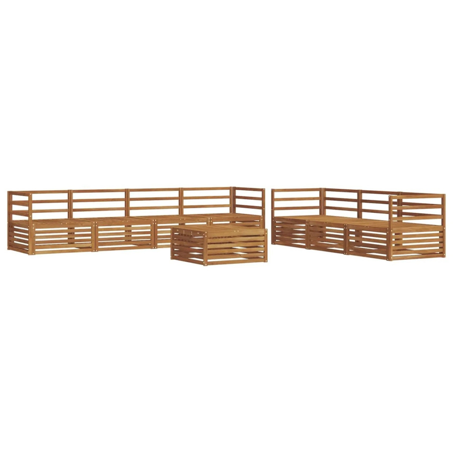 vidaXL Outdoor-Sofagarnitur 8-teilig aus Akazienholz in Braun - Bild 2