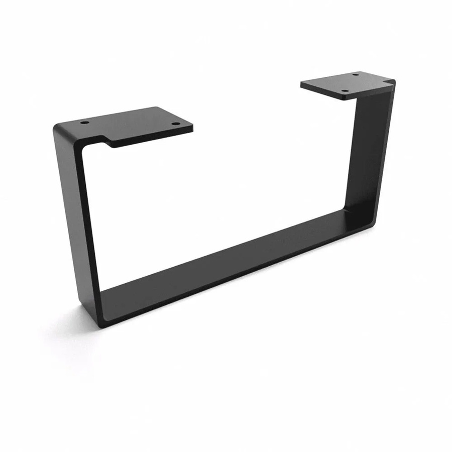 HEVVA Möbelbein LUXEMBURG in Schwarz, Höhe: 15 cm, Tiefe: 30 cm - Bild 2