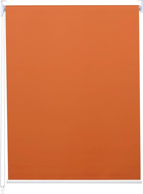 MCW Rollo D52 Verdunkelungsrollo blickdicht und thermoisolierend, Farbe: Orange, Breite: 100 cm, Höhe: 230 cm - Bild 1