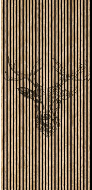 FN Acustico Akustikplatte Deer Bunt aus PET und MDF, H x B x T: 2.400 x 1.133 x 19 mm - Bild 1