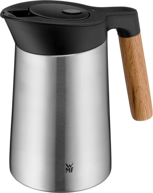 WMF Isolierkanne Kineo aus Edelstahl mit Holzgriff in Silber, 0,6 l - Bild 1
