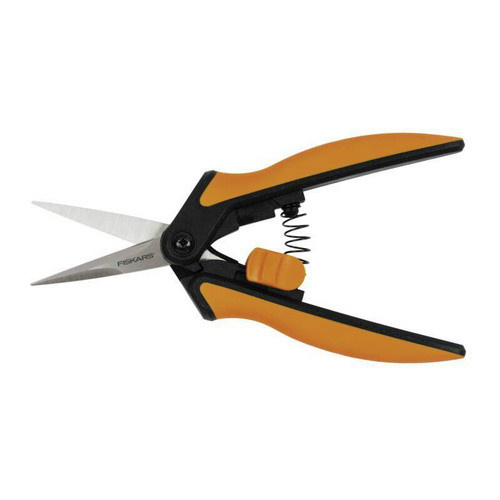 Fiskars Solid SP13 Gartenschere aus rostfreiem Stahl in Orange und Schwarz, Länge: 215 mm - Bild 3